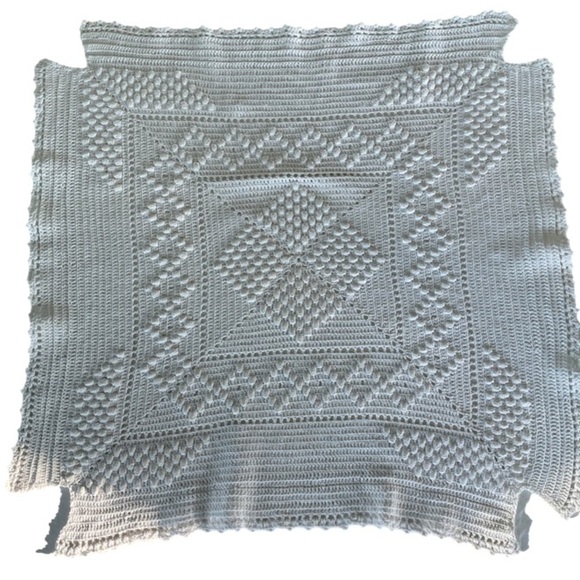 Vintage Handmade Crochet Doily White OS